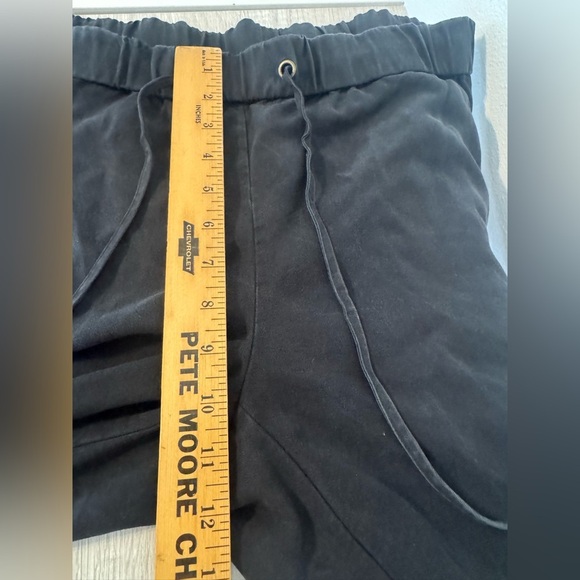 Eileen Fisher Organic Tencel Joggers Cropped Zipper Ankle Pull On Drawstring MED - Picture 10 of 10